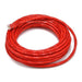 7.6m 24AWG Cat6 500MHz Crossover Ethernet Bare Copper Network Cable - Red