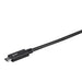 Monoprice Essentials USB Type C to USB-A 3.1 Gen 2 Cable, 10Gbps, 3A, 30AWG, 1m - Black