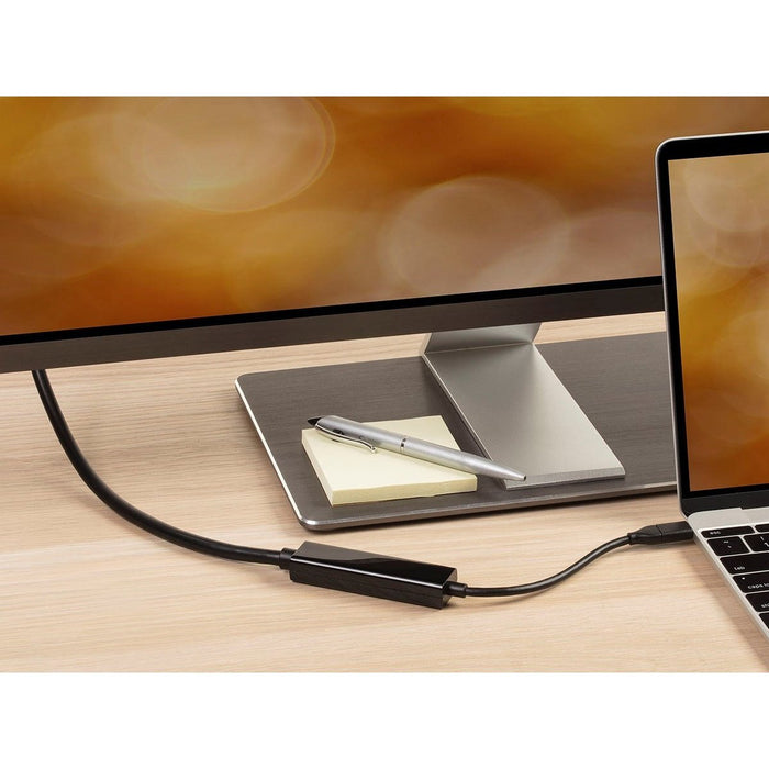 Monoprice USB Type C to DisplayPort 3.1 Cable 5Gbps, Active, 4K@60Hz, 0.9 m Black - USB-C