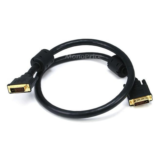 0.9m 24AWG CL2 Dual Link DVI-D Cable - Black