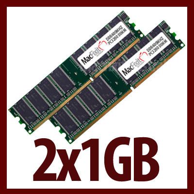 2.0GB 2x 1.0GB OWC PC3200 DDR 400MHz DIMM 184 Pin RAM