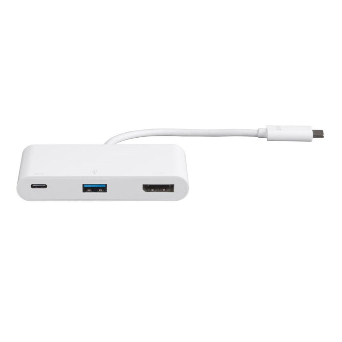 Monoprice Select Series USB-C DisplayPort Multiport Adapter - White