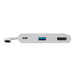 Monoprice Select Series USB-C DisplayPort Multiport Adapter - White