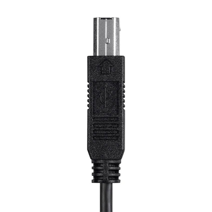Monoprice 2.0 USB-C to USB B Printer Cable, 480 Mbps, 2 m - Black