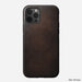 Nomad MagSafe Leather Case iPhone 12-12 Pro - Rustic Brown