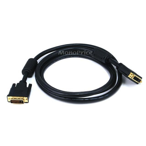 1.8m 28AWG Dual Link DVI-D M/F Extension Cable - Black