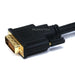 1.8m 28AWG Dual Link DVI-D M/F Extension Cable - Black