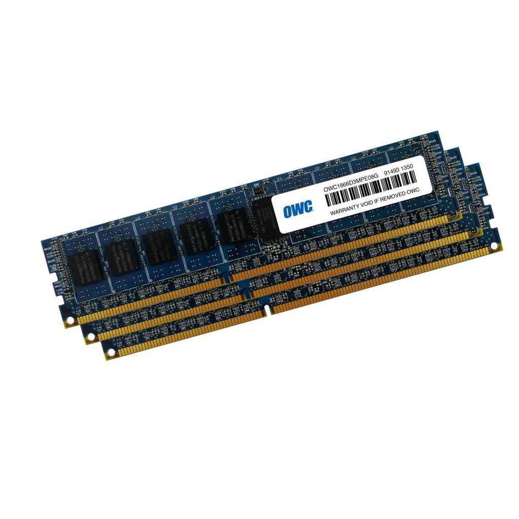 24.0GB 3 x 8.0GB OWC DDR3 PC8500 1066MHz SDRAM ECC RAM - 8-Core Only