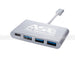 AllSmartLife Type C to 3-Port USB 3.0 data Hub support charging the New Macbook