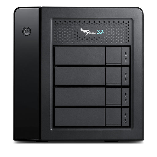 40TB (4 x 10TB SATA) Pegasus32 R4 RAID System with 0.7M Thunderbolt 3 cable - Macfixit Australia