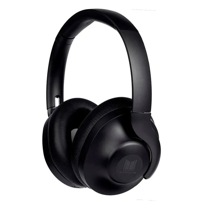 Monolith by Monoprice M1000ANC Bluetooth Headphones with ANC and Dirac Virtuo Spatializer, 60H Playtime, Memory Foam Pads, Ambient Mode, Touch Control - Black