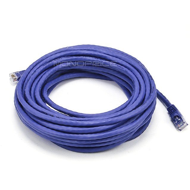 9m 24AWG Cat6 550MHz UTP Ethernet Bare Copper Network Cable - Purple