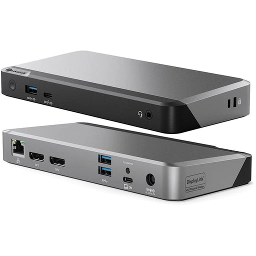 ALOGIC Dual 4K Display Universal Docking Station – DX2 with 65W Power Delivery Laptop Charging - 2 x DP with 4K 60Hz Support