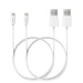 Apple MFi Certified 2-Pack Anker 3ft - 0.9m Premium Lightning to USB Cable with Ultra Compact Connector Head for iPhone, iPod and iPad White