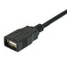 45cm USB 2.0 Male to A Female Extension 28/24AWG Cable Gold Plated