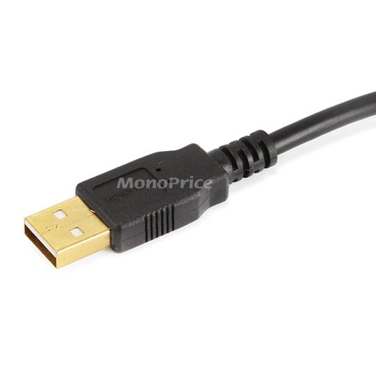 1.8m USB 2.0 Male to A Female Extension 28/24AWG Cable Gold Plated