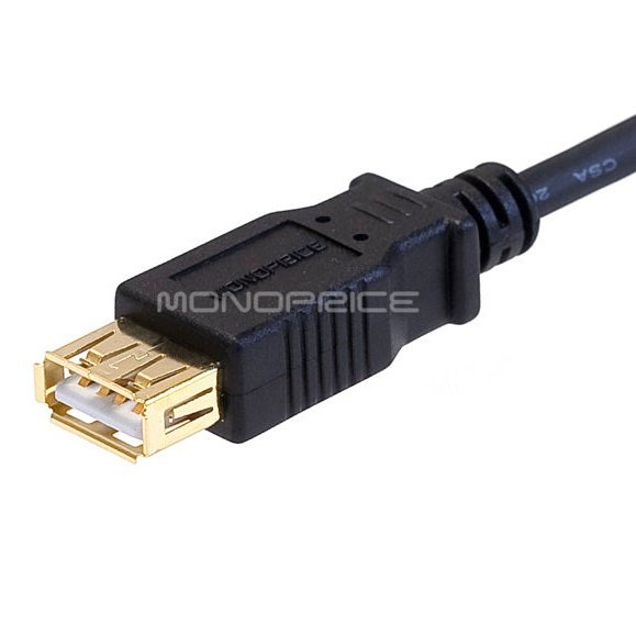 4.5m USB 2.0 Male to A Female Extension 28/24AWG Cable Gold Plated