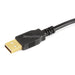 45cm USB 2.0 to A Male 28/24AWG Cable Gold Plated