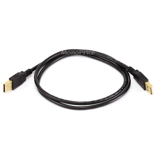 0.9m USB 2.0 to A Male 28/24AWG Cable Gold Plated