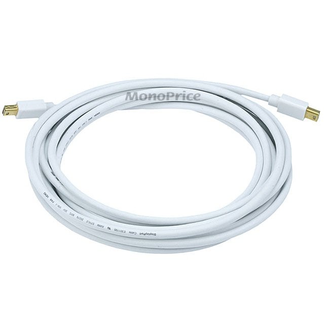 Thunderbolt to Mini DisplayPort Male 32AWG Cable Gold Plated Connectors - 4.5m