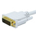DisplayPort to DVI Male 28AWG Cable Gold Plated Connectors - 0.9m