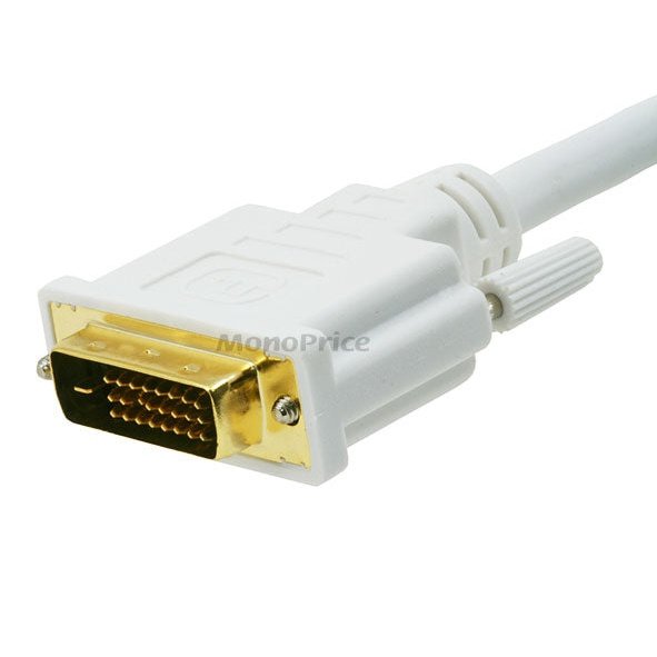 3m 28AWG DisplayPort to DVI Cable - White
