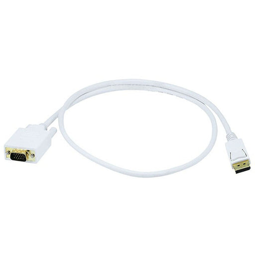 DisplayPort to VGA Male 28AWG Cable Gold Plated Connectors - 0.9m