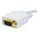 DisplayPort to VGA Male 28AWG Cable Gold Plated Connectors - 1.8m