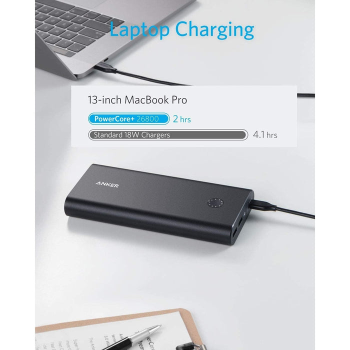 ANKER PowerCore+ 26800 45W with PD Charger - Black Metal