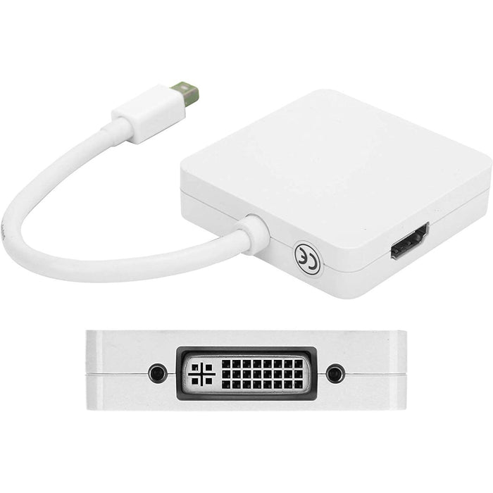 Mini DisplayPort / Thunderbolt to HDMI, DVI & Displayport Adapter - 3 in 1