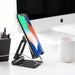 Nulaxy Adjustable Cell Stand, Holder for Desk Cradle Dock Compatible with all Phone Models - Black