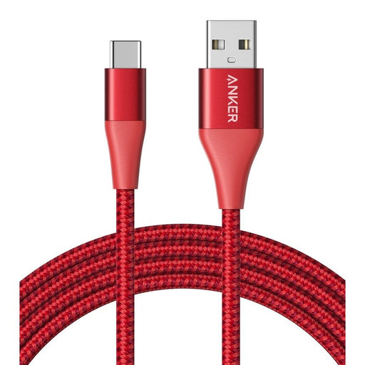 Anker PowerLine+ II 1.8m USB-C to USB-A 2.0 - Red