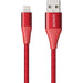Anker PowerLine+ II 0.9m USB-A with Lightning Connector - Red