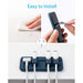Anker Cable Management, Desktop Multipurpose Cord Keeper, 5 Clips 2 Pack - Blue