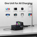 Unitek Fast Charging with Quick Charge 3.0, Multi USB Charger Station for Multiple Devices, iPhone, iPad, Tablet, Kindle - Black