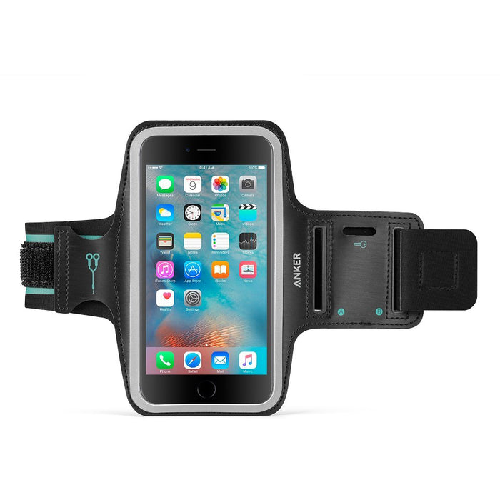 Anker Sport Armband for X 8 7 Plus- 6 - iPhone 6s Plus 5.5 inch with Headphone Key Slots and 2 Extra Cuttable Velcro Strips