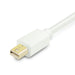 Displayport HDMI 1.8m Mini DisplayPort 1.2a to HDTV 4K Capable Cable - White