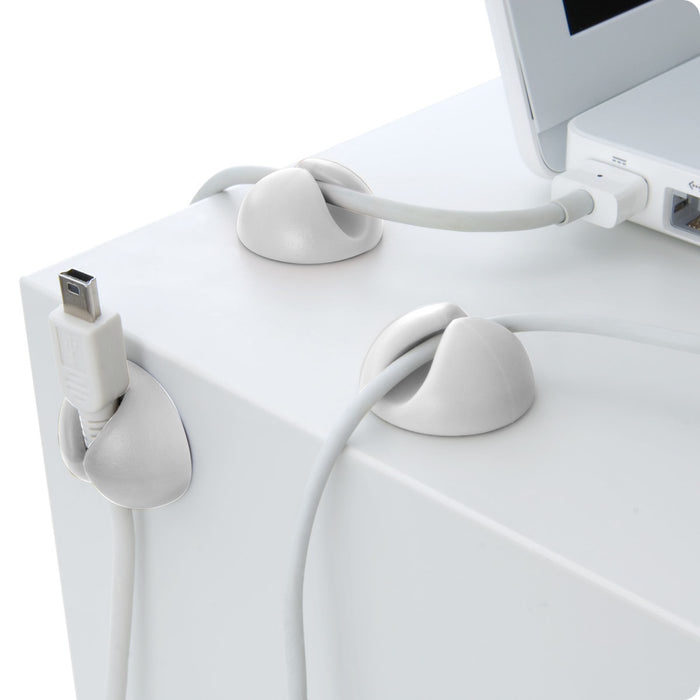 Bluelounge CableDrop Cable Clips - White