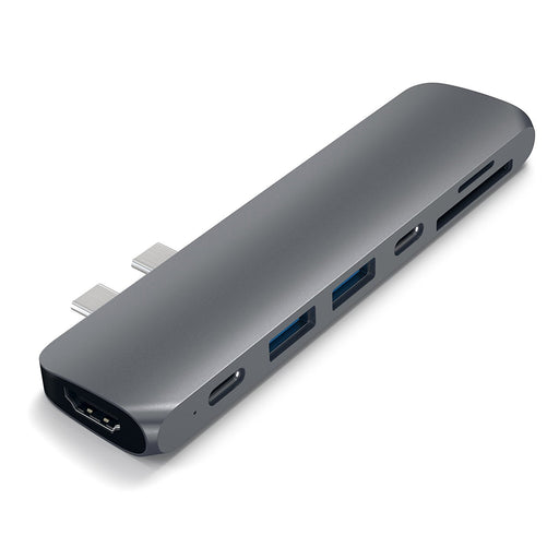 Satechi USB-C Type-C Pro Hub w- 4K HDMI &amp; Thunderbolt 3 - Space Grey