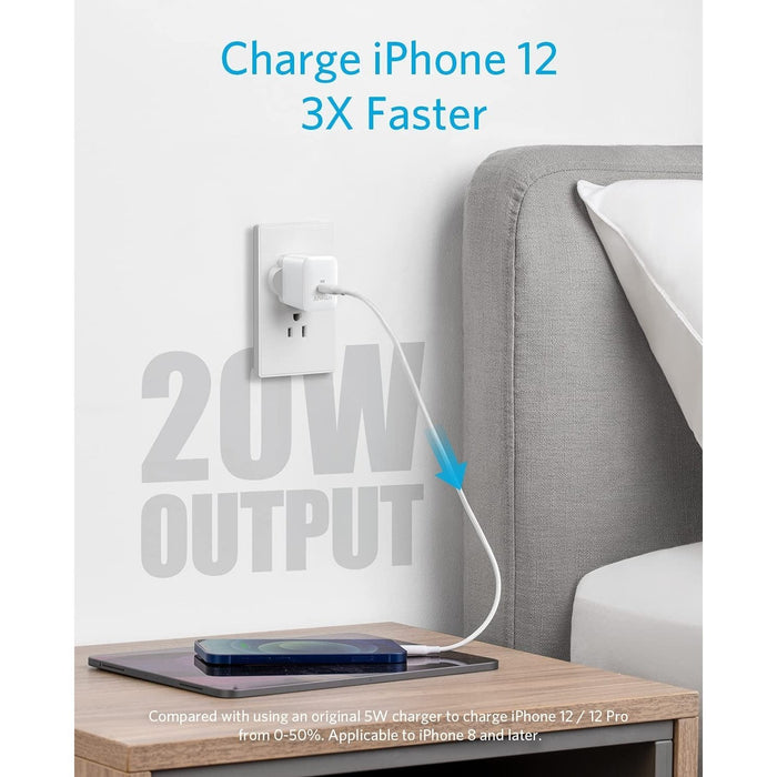 Anker PowerPort III 20W PD USB-C Charger - White