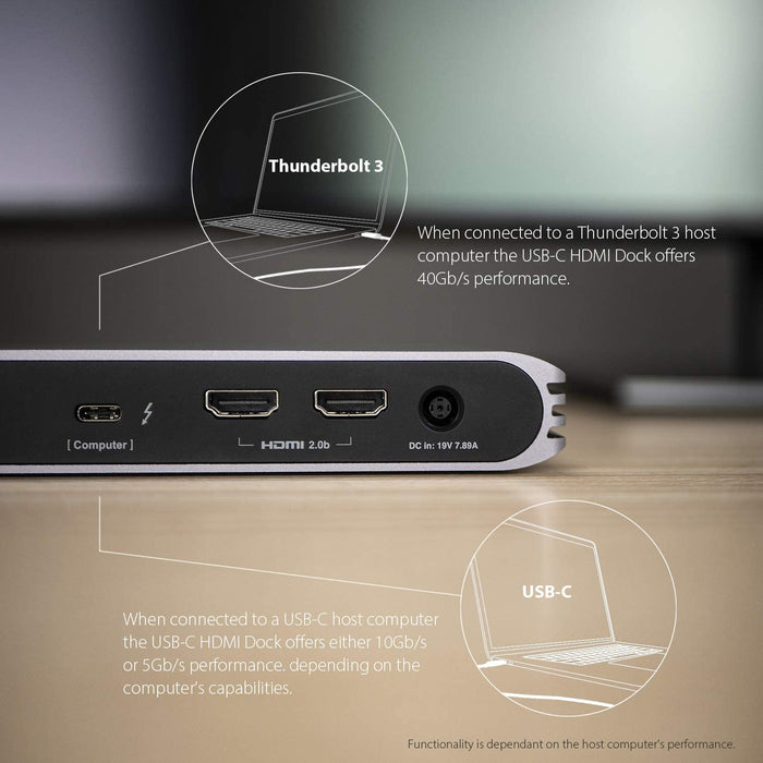 CalDigit - USB-C HDMI Dock with 0.7m cable