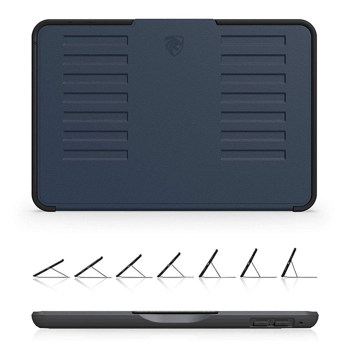 ZUGU CASE iPad Mini & 4 Muse Case 5 Ft Drop Protection, Secure 7 Angle Magnetic Stand - Navy Blue