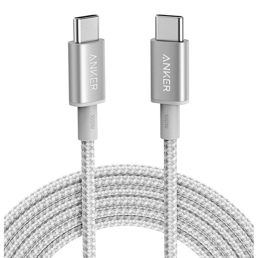 Anker 100W, 3m, New Nylon to USB C Cable - Silver