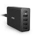 Anker PowerPort 5 40W 5-Port USB-USB-C Wall Charger with USB-C - Black