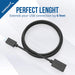 Sabrent 22AWG USB 3.0 Extension Cable A-Male to A-Female, 1.8M - Black