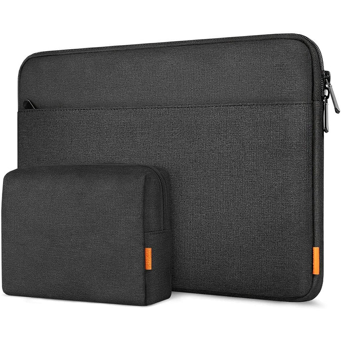 Inateck 13-13.5” Laptop Sleeve Carrying Case Compatible Air 2012-2017, MacBook 14 M1 2021,MacBook Pro 2012-2015, 13.5 Surface Laptop4 3 with Accessory Pouch - Black