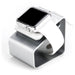 Minisuit Charging Dock Station Stand for Apple Watch 38 or 42mm Vertical Silver