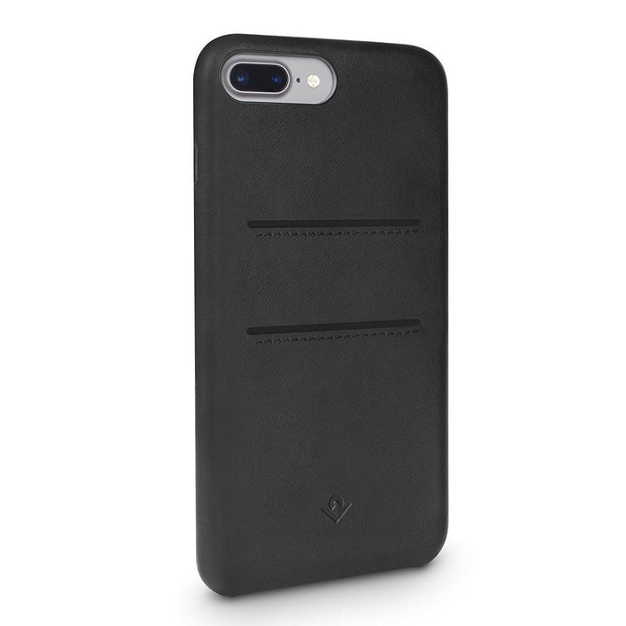 Twelve South Relaxed Leather w- Pockets for iPhone 8 Plus-7 Plus-6S Plus - Black