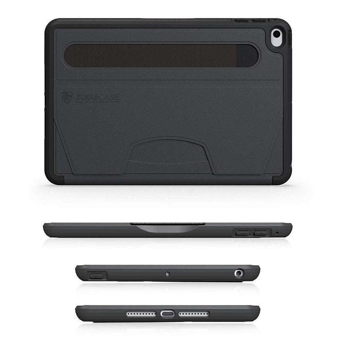 ZUGU CASE iPad Mini & 4 Muse Case 5 Ft Drop Protection, Secure 7 Angle Magnetic Stand - Black