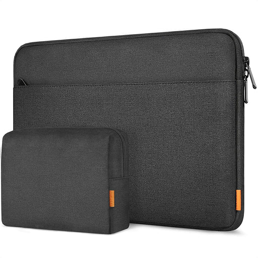Inateck 15-15.6 Inch Laptop Sleeve Case Bag Accessory Pouch Compatible with Laptops-Chromebooks-Notebooks - Black